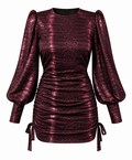 SCARLET CROCO DRESS