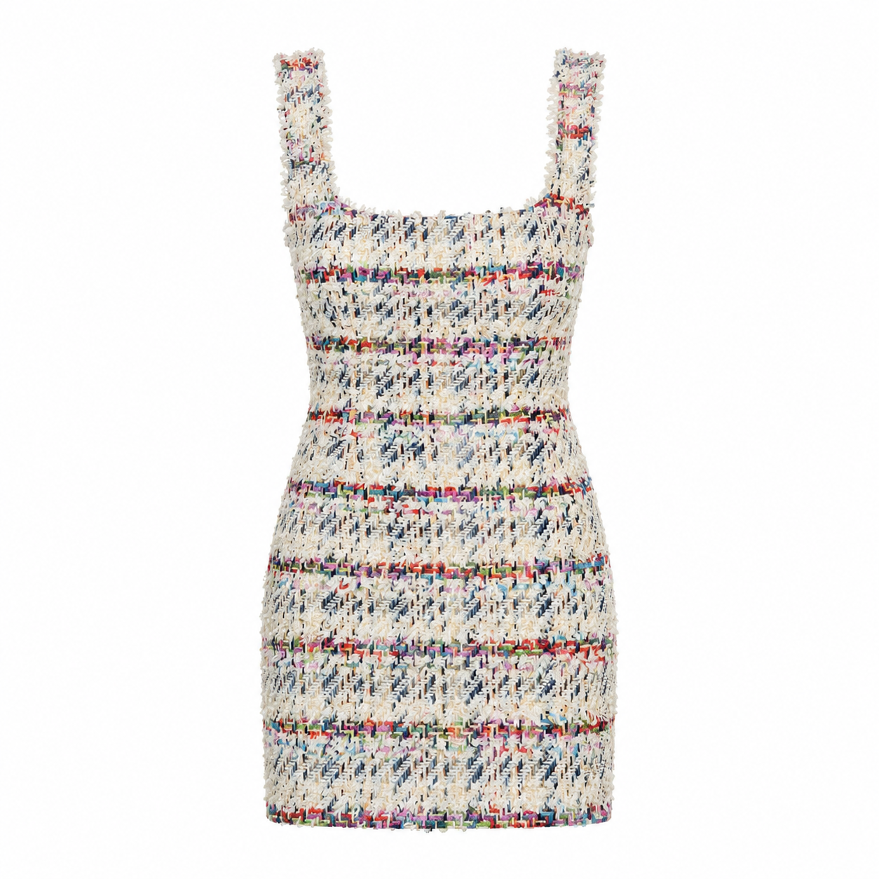 COCO CREAM TWEED DRESS