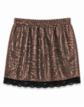 MOCHA SHINE SKIRT
