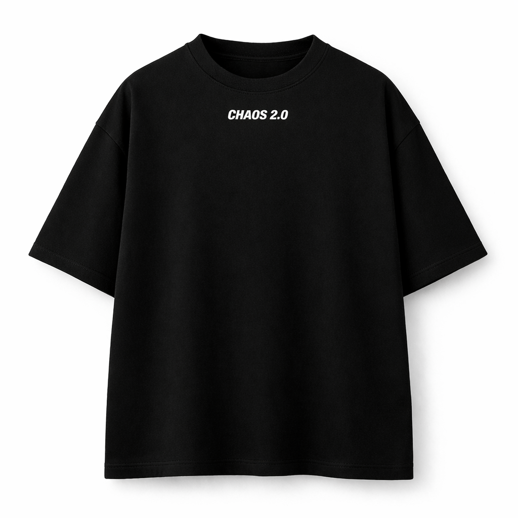 T-SHIRT Z HAFTEM LIV BLACK UNISEX