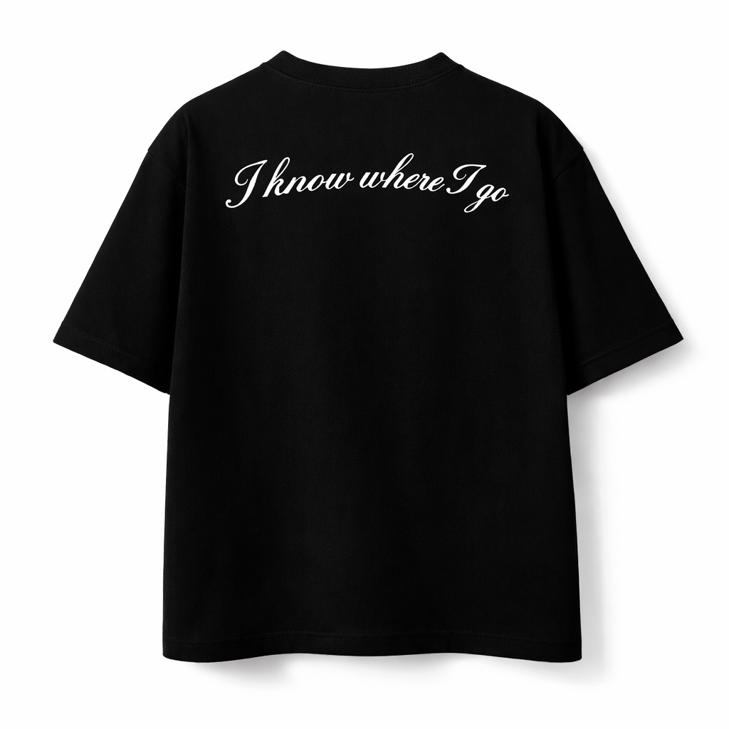T-SHIRT Z HAFTEM LIV BLACK UNISEX
